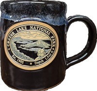 Deneen Pottery Camper Mug Black With Navy